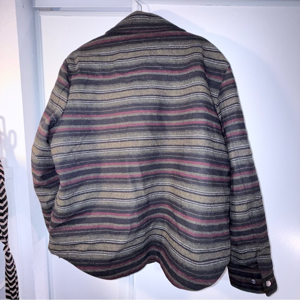 Pendleton Gray and Red Striped Jacket - image 6